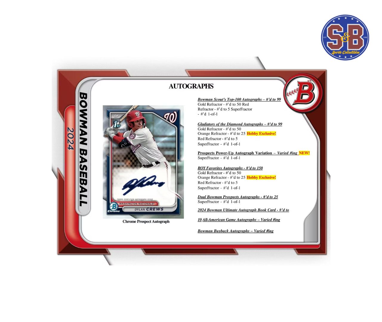 2024 BOWMAN BASEBALL HOBBY